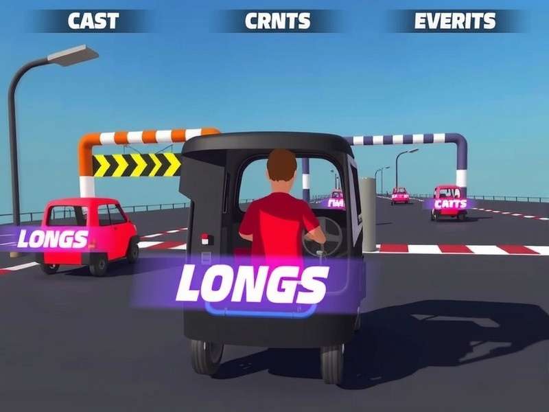 Rickshaw Racing Ace gameplay screenshot